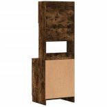 füstös tölgy színű szerelt fa konyhaszekrény 60 x 50 x 180 cm