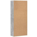 betonszürke szerelt fa magasszekrény 80 x 35 x 180 cm