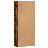 füstös tölgy színű szerelt fa magasszekrény 80 x 35 x 180 cm