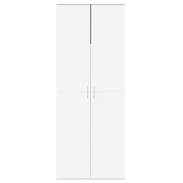 fehér szerelt fa magasszekrény 70 x 35 x 180