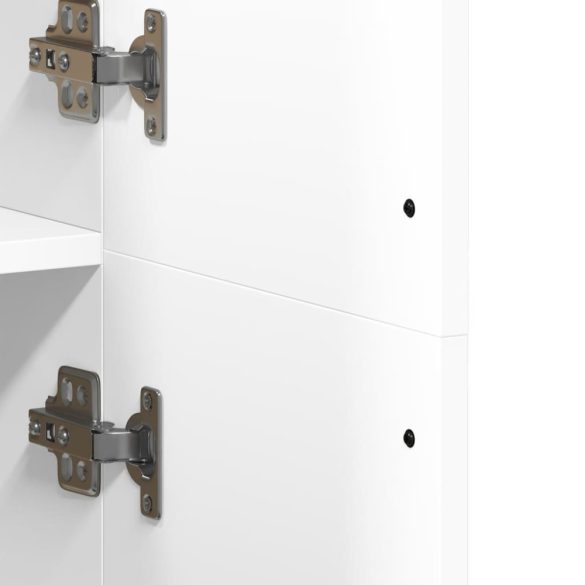 fehér szerelt fa magasszekrény 70 x 35 x 180