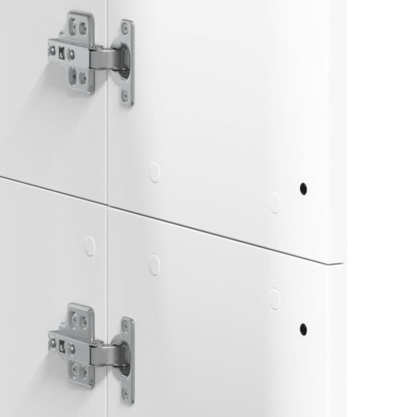 fehér szerelt fa magasszekrény 60 x 35 x 180 cm