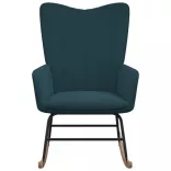 kék bársony hintaszék