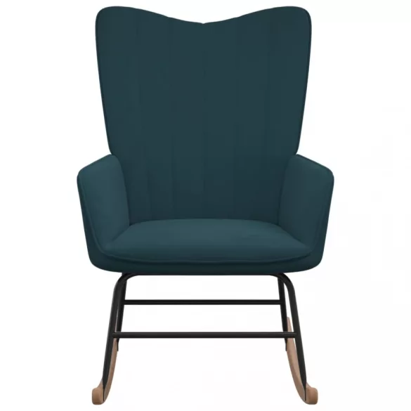 kék bársony hintaszék