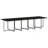 13 részes barna polyrattan kerti ülőgarnitúra párnákkal