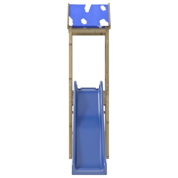 impregnált fenyőfa kültéri játszószett