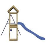 impregnált fenyőfa kültéri játszószett