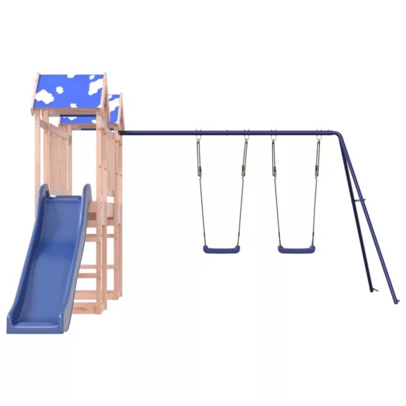 tömör duglászfenyő kültéri játszószett