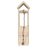 tömör fenyőfa kültéri játszószett