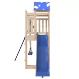 tömör fenyőfa kültéri játszószett