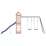 tömör duglászfenyő kültéri játszószett