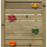 impregnált fenyőfa kültéri játszószett