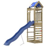 impregnált fenyőfa kültéri játszószett