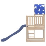 tömör fenyőfa kültéri játszószett