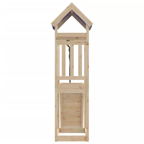 tömör fenyőfa kültéri játszószett