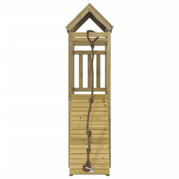 impregnált fenyőfa kültéri játszószett