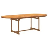 9 részes tömör akácfa és textilén kerti étkezőgarnitúra