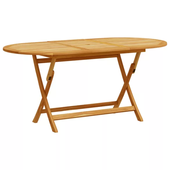 7 részes tömör akácfa és textilén kerti étkezőgarnitúra