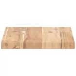 2 db kezeletlen tömör akácfa függőpolc 60 x 20 x 2 cm