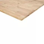 2 db kezeletlen tömör akácfa függőpolc 60 x 20 x 2 cm