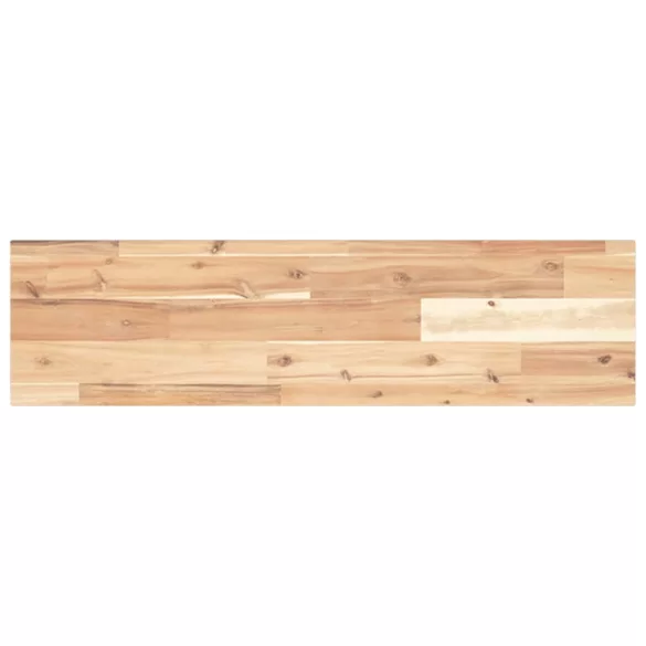 kezeletlen tömör akácfa függőpolc 80 x 20 x 2 cm