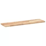 2 db kezeletlen tömör akácfa függőpolc 80 x 20 x 2 cm