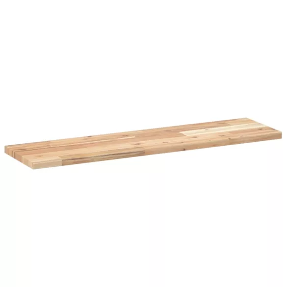 2 db kezeletlen tömör akácfa függőpolc 100 x 20 x 2 cm