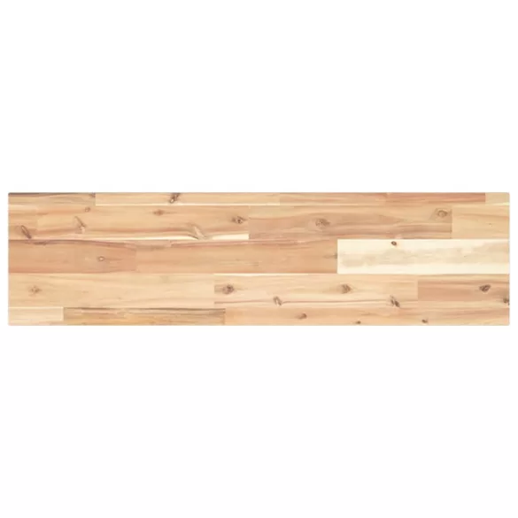 2 db kezeletlen tömör akácfa függőpolc 100 x 20 x 2 cm