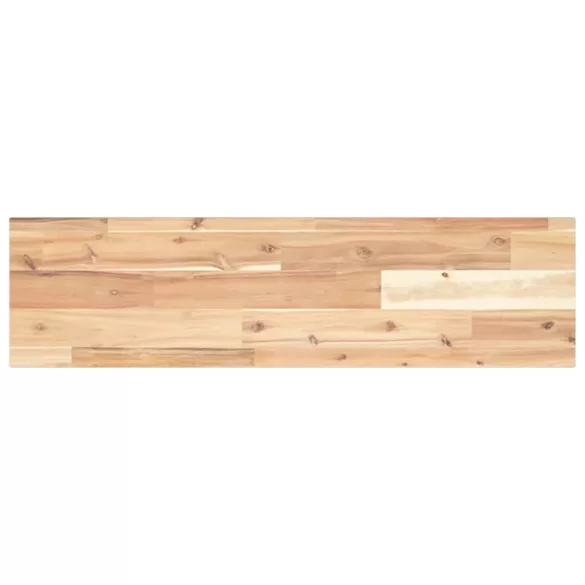 3 db kezeletlen tömör akácfa függőpolc 100 x 20 x 2 cm