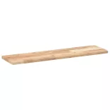 3 db kezeletlen tömör akácfa függőpolc 100 x 20 x 2 cm