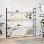 3 db kezeletlen tömör akácfa függőpolc 120 x 20 x 2 cm