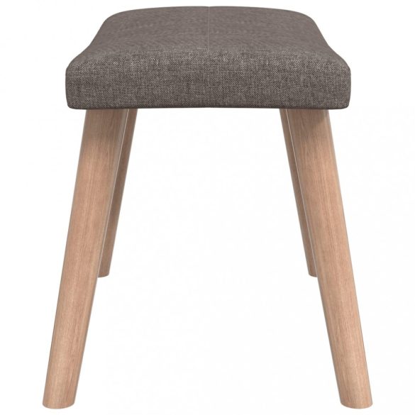 tópszínű szövet pihenőfotel lábtartóval