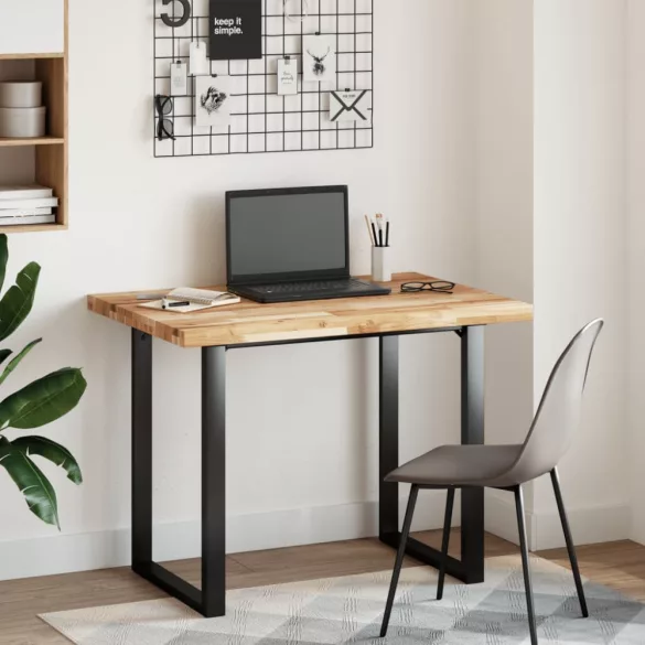 olajbevonatú tömör akácfa íróasztallap 120 x 70 x 4 cm