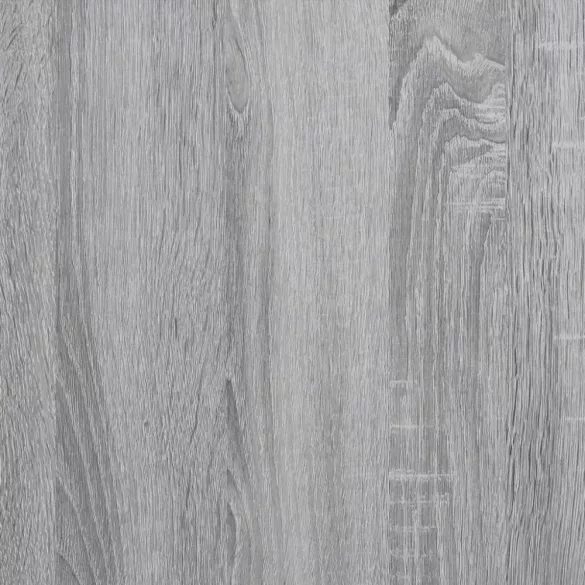 szürke sonoma szerelt fa és fém ágykeret 150 x 200 cm