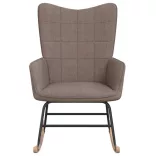 tópszínű szövet hintaszék