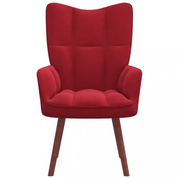 bordó bársony pihenőszék