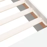 fehér szerelt fa ágykeret 100 x 200 cm