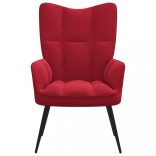 bordó bársony pihenőfotel