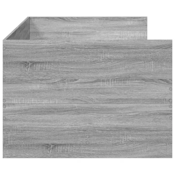 szürke sonoma kanapéágy fiókkal matrac nélkül 90x200 cm