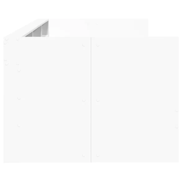 fehér kanapéágy fiókkal matrac nélkül 100x200 cm