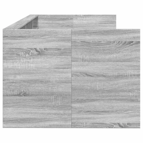 szürke sonoma kanapéágy fiókkal matrac nélkül 75x190 cm