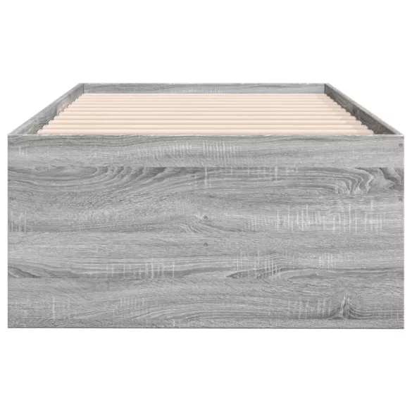 szürke sonoma kanapéágy fiókkal matrac nélkül 75x190 cm