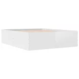 fehér szerelt fa ágykeret 160 x 200 cm