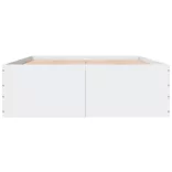 fehér szerelt fa ágykeret 140 x 200 cm