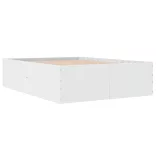 fehér szerelt fa ágykeret 140 x 200 cm