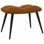 barna bársony pihenőszék lábtartóval