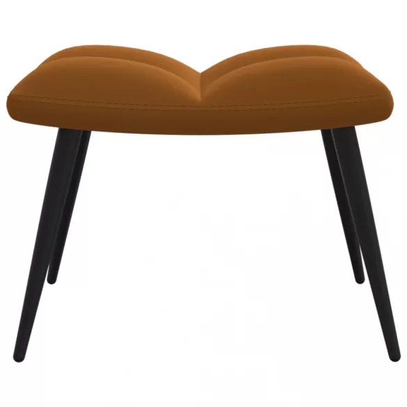 barna bársony pihenőszék lábtartóval