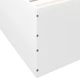 fehér szerelt fa ágykeret 100 x 200 cm