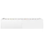 fehér szerelt fa ágykeret 90 x 190 cm