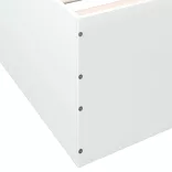 fehér szerelt fa ágykeret 90 x 190 cm